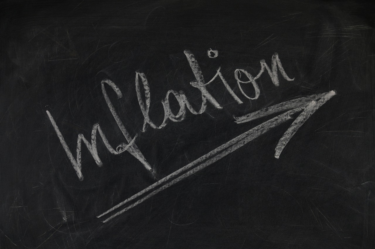 Inflation is characterised by rising prices and economic shifts.